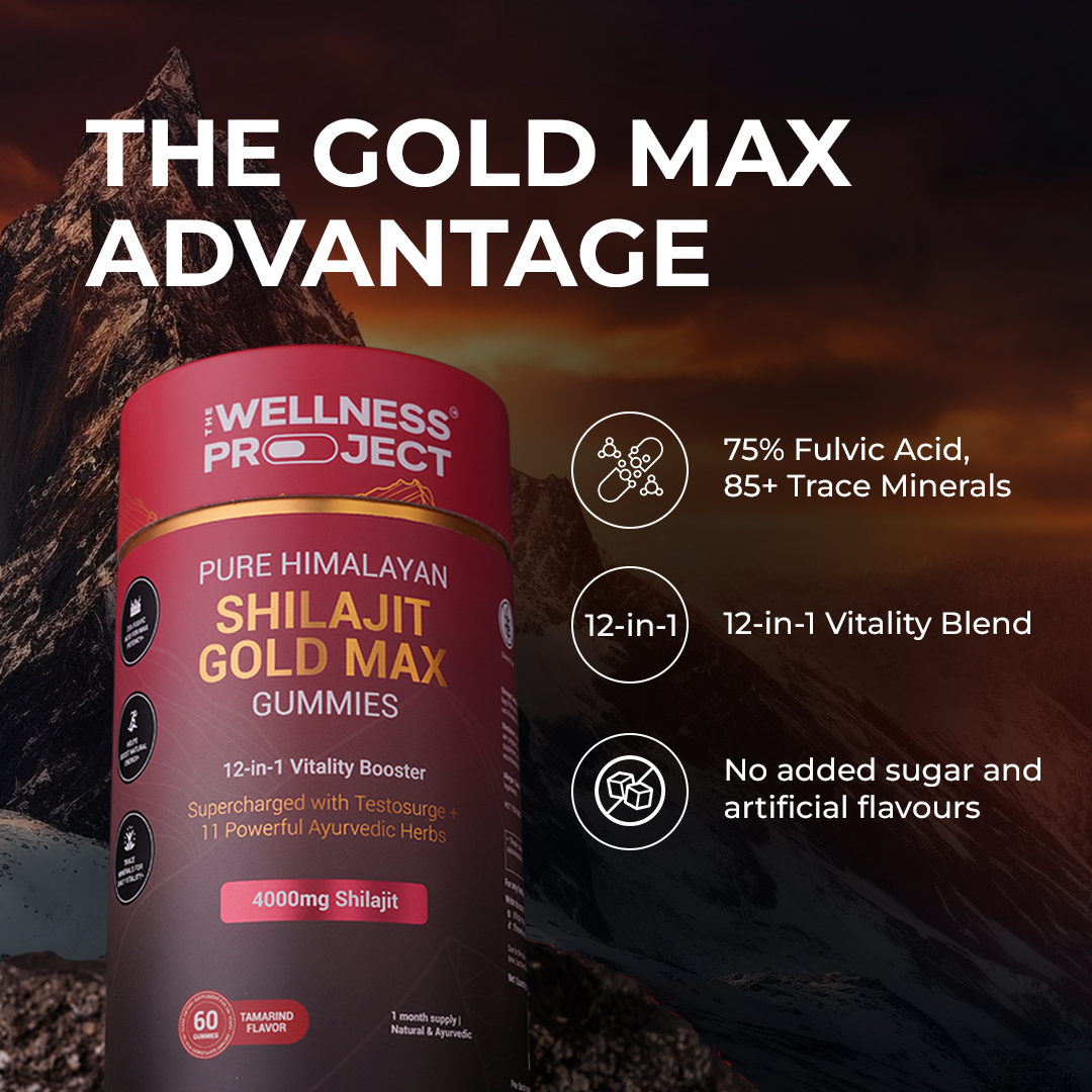 12-in-1 Pure Himalayan Shilajit Gold Max Gummies