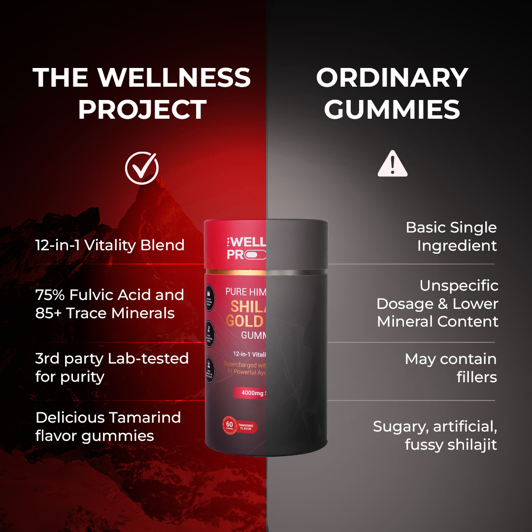 12-in-1 Pure Himalayan Shilajit Gold Max Gummies
